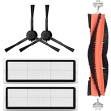 Esranın Dünyası Mop Pro 2+3d (Dikkat: Kameralı-Plus Global) Xiaomi Uyumlu Yedek Mopsuz Fırça Hepa Filtre Seti-5 Parça