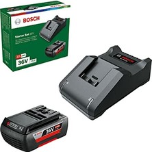 Esranın Dünyası Bosch Home And Garden 36 Volt Akü Başlangıç Seti (1 Akü 36 V 2.0 Ah, Şarj Cihazı Al 36V-20, Karton Pakette) | 1 x 36 V 2,0 Ah Pil, Al 36 V-20 Şarj Cihazı
