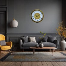 Egecen Gold Ihtişam 52 x 52 cm Duvar Saati