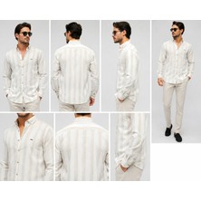 by Aydın By Aydin Yeni Sezon Gömlek Slim Fit Pamuklu Cepsiz Güzel Kalite