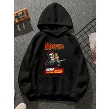 Comvicho Misfits Baskılı Unisex Sweatshirt