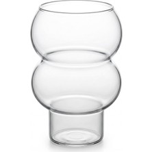 1001 Borosilikat Cam Bardak, 350 ml Geniş Kapasite, Isıya Dayanıklı Yapı, Makinede Yıkanabilir, Ev