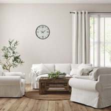 Egecen Soft Beyaz 36 cm Dekoratif Duvar Saati