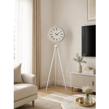 Egecen Platin Classic White Roma Tripod Ayaklı Saat
