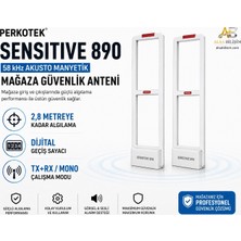 Perkotek Akusto Als - Sensitive 890 Mağaza Ürün Koruma Sistemi 58 Khz Akusto Manyetik Güvenlik Anteni
