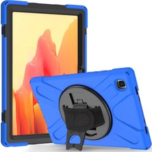 Egecen Mey Ithalat®  Samsung Galaxy T220 Tab A7 Lite 8.7 Kılıf Amazing Tablet Kapak - Mavi