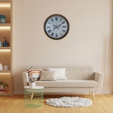 Egecen Kahverengi 36 cm Atlas Tasarım Duvar Saati