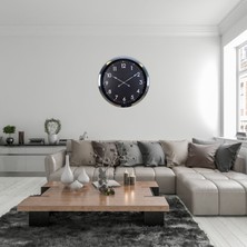 Egecen Krom Standart Dekoratif 60 x 60 cm Duvar Saati