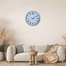 Egecen White Modern 52 x 52 cm Duvar Saati