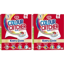 1001 Colour Catcher Renk Koruyucu 10'lu Mendil (1 x 10 Adet) 2li Paket