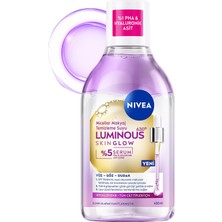 1001 LUMINOUS630 Skin Glow Parlaklık Etkili Micellar Makyaj Temizleme Suyu 400 Ml, Serum Içerikli, Pha