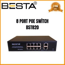 Egecen 8 Port Poe Switch BST820