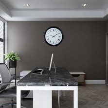 Egecen Siyah Royal Vienna 52 x 52 cm Duvar Saati