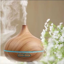 Egecen Aroma Difüzör Gece Işığı 7 LED Nemlendirici Kumandalı 550 ml Buhar Makinesi