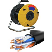 1001 Murat Makaralı Uzatma Kablo Seyyar Priz 35 Metre 3x1,5 1410