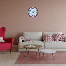 Egecen Candy Pembe 36 cm Dekoratif Duvar Saati