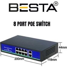 Egecen 8 Port Poe Switch KD0820