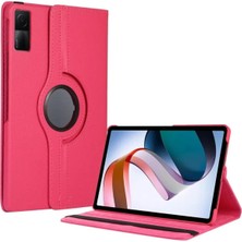 Egecen Mey Ithalat®   Redmi Pad Se 4g Kılıf 360 Tablet Deri Kılıf - Pembe