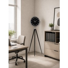 Egecen Krom Prime Modern Tripod Ayaklı Saat