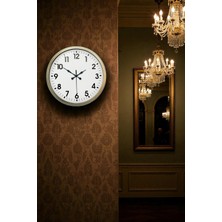Egecen Eskitme Standart 40 cm Metal Klasik Duvar Saati