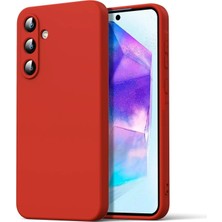 Egecen Mey Ithalat®  Samsung Galaxy A16 5g Kılıf Nano Içi Kadife Silikon - Kırmızı