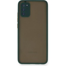 Egecen Mey Ithalat®  Samsung Galaxy A03S Kılıf Montreal Silikon Kapak - Yeşil