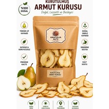 Anatolia Nuts Kurutulmuş Armut Kurusu – Dilimlenmiş Kuru Armut – Atıştırmalık Kuru Meyve