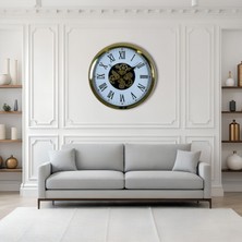 Egecen Aurelius Gold 60 cm Çarklı Duvar Saati