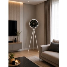 Egecen Royal Gold Rakamlı Beyaz Tripod Ayaklı Saat