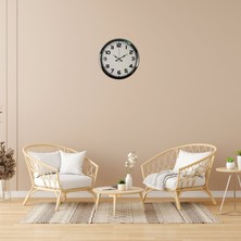 Egecen Krom Prime 40 cm Metal Duvar Saati