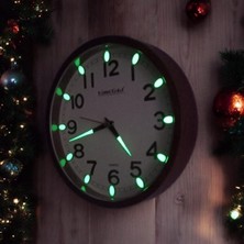 Egecen 22 cm Fosforlu Duvar Saati
