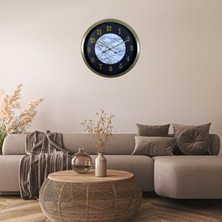 Egecen Eskitme Noble 60 x 60 cm Metal Duvar Saati