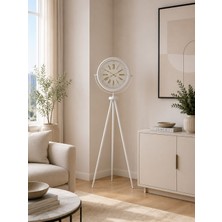 Egecen Royal White Gold Roma Rakam Tripod Ayaklı Saat