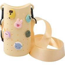 Asobu Bestie Bottle Sling – Ayarlanabilir Omuz Askılı Su Şişesi Taşıyıcı & 5 Aksesuar Charm