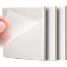 Esranın Dünyası 150 Yaprak Şeffaf Yapışkan Notlar, Su Geçirmez, Kendinden Yapışkanlı Notlar, Okul/ofis/ev Için Yeniden Yazılabilir Not Kağıtları, Öğrenciler ve Çalışanlar Için Harika Ofis Malzemesi (75 x 75 Mm)