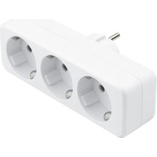 Esranın Dünyası Üçlü Düz Fiş Priz, 250V 16A, 3500W Güç Kapasitesi