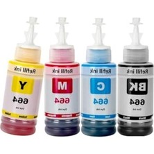 Esranın Dünyası Epson Uyumlu T664 Mürekkep Set