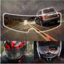 Esranın Dünyası Tüm Kasklara Uyumlu Motorsiklet Kask Ön Cam Sticker Film Yağmur Buğ Engelleyici Su Kaydırıcı Cam Filmi Yağmur Engelleyici Damla Kaydırıcı Film