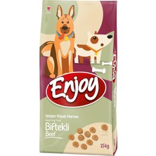 Enjoy Biftekli Yetişkin Köpek Maması 15 kg
