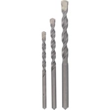Esranın Dünyası Bosch Professional Matkap ve Kırıcı Delici Uçları, Taş ve Beton, Gri, 3 Adet