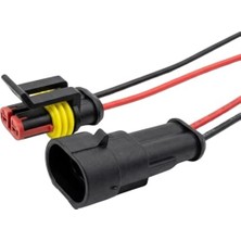 Esranın Dünyası Kablolu Konnektör Takımı, Erkek/dişi 2 Pin Set