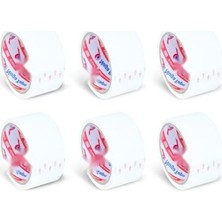 Esranın Dünyası Beyaz Koltuk Bandı Seti - 45 mm x 40 Mt, 6 Adet