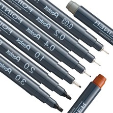 Esranın Dünyası Siyah Fiber Uçlu Yazı Kalemi, 1.0 mm