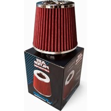 Esranın Dünyası 66MM Açık Hava Filtresi, Kırmızı Renk - Motor Performansı Arttırıcı