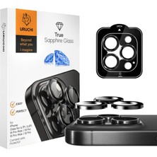 URUCHI Uruchı iPhone 14 Pro / 14 Pro / 15 Pro / 15 Pro Safir Premıum Kamera Lens Koruyucu, [orijinal Tasarı