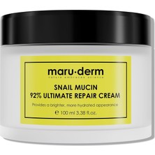 Maru.derm Snail Mucin Ultimate Repair Cream –%92 Salyangoz Özlü Yoğun Nemlendirici ve Besleyici Yüz Kremi, Pep