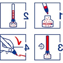 Esranın Dünyası Yuvarlak Uçlu Beyaz Yazı Tahtası Kalemi - 1.5-3 mm Kalınlık