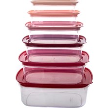Ultraform Nest Saklama Set Kırmızı 12 Parça