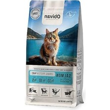Esranın Dünyası Kısırlaştırılmış Somon ve Hamsili Kedi Maması, 2 kg Besleyici