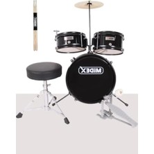 Esranın Dünyası Akustik Çocuk Bateri Seti - Midex CD300X-BK (5-14 Yaş)